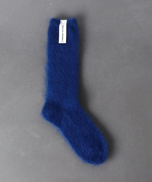 UNITED ARROWS（ユナイテッドアローズ）の「ヘアリー ソックス（ソックス/靴下・レディース・オフホワイト/ピンク/コバルトブルー/グレー・FREE）」の4枚目の写真