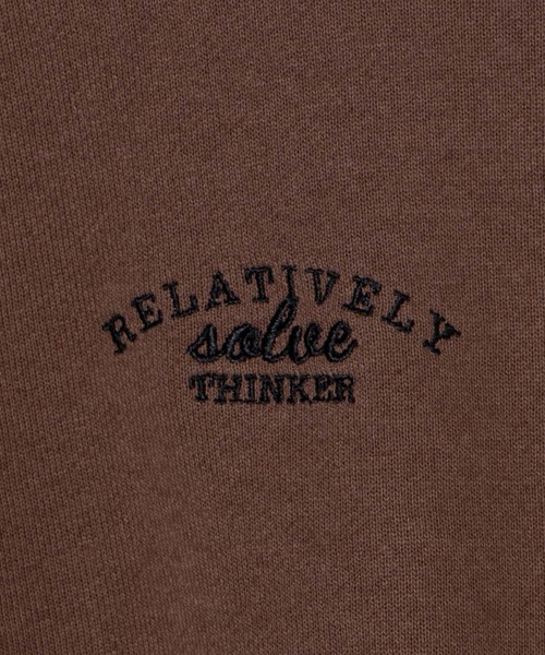 WEGO（ウィゴー）の「WEGO/ハーフジップBIGスウェット（スウェット・レディース・杢グレー/ピンク/ブラウン/オフホワイト/スミクロ/その他1/その他2/その他3/ブラック/その他4/ブルー/その他5・FREE）」の14枚目の写真