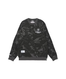 AAPE BY A BATHING APE(G[GCvoCAxCVOGCv)AAPE NOW CREW NECK SWEAT(XEFbg)