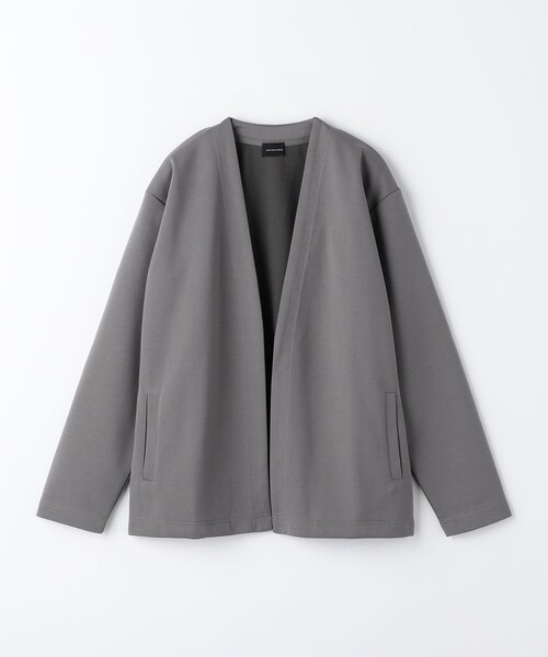 green label relaxing（グリーンレーベルリラクシング）の「Clean ダブルフェイス イージーカーディガン（カーディガン/ボレロ・メンズ・ピンク/ネイビー/グレー・L/S/M/XL）」の20枚目の写真