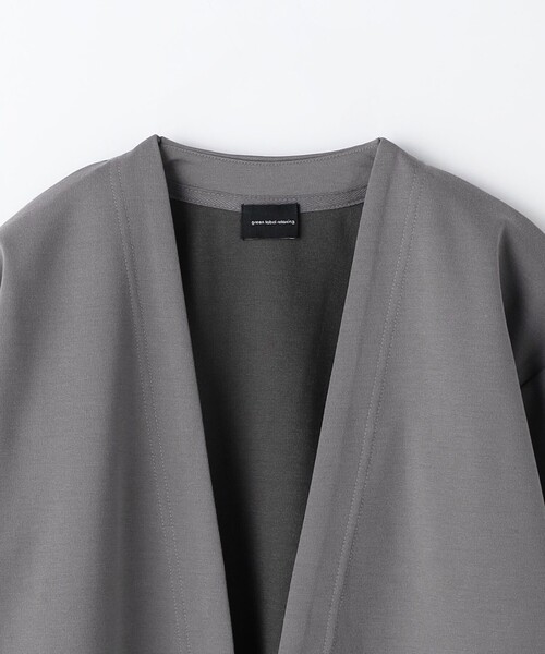 green label relaxing（グリーンレーベルリラクシング）の「Clean ダブルフェイス イージーカーディガン（カーディガン/ボレロ・メンズ・ピンク/ネイビー/グレー・L/S/M/XL）」の22枚目の写真