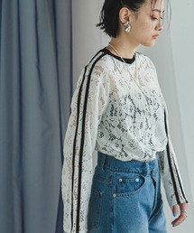 【2024AW】スリーブラインレースロンT