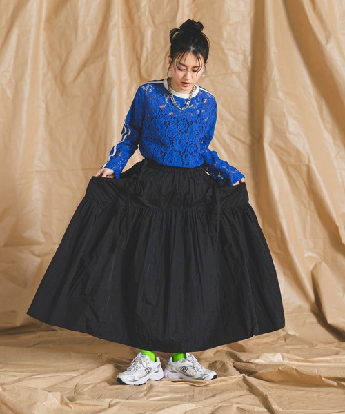 bohmal（ボマール）の「【2024AW】スリーブラインレースロンT（Tシャツ/カットソー・レディース・ブラック/ホワイト/ブルー・FREE）」の15枚目の写真