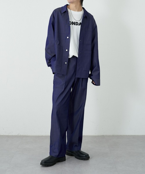 COLONY 2139（コロニートゥーワンスリーナイン）の「テックデニムカバーオール（カバーオール・メンズ・ブラック/ネイビー・MEDIUM/LARGE）」の14枚目の写真