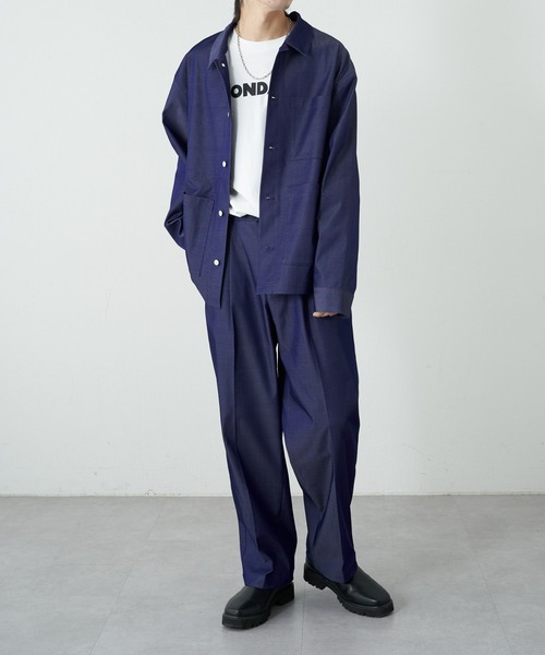 COLONY 2139（コロニートゥーワンスリーナイン）の「テックデニムカバーオール（カバーオール・メンズ・ブラック/ネイビー・MEDIUM/LARGE）」の15枚目の写真