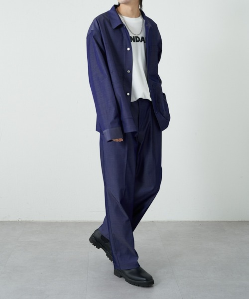 COLONY 2139（コロニートゥーワンスリーナイン）の「テックデニムカバーオール（カバーオール・メンズ・ブラック/ネイビー・MEDIUM/LARGE）」の16枚目の写真