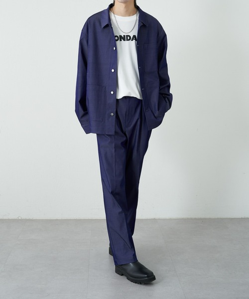 COLONY 2139（コロニートゥーワンスリーナイン）の「テックデニムカバーオール（カバーオール・メンズ・ブラック/ネイビー・MEDIUM/LARGE）」の17枚目の写真