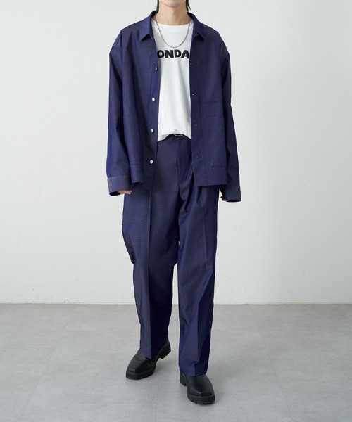 COLONY 2139（コロニートゥーワンスリーナイン）の「テックデニムカバーオール（カバーオール・メンズ・ブラック/ネイビー・MEDIUM/LARGE）」の18枚目の写真