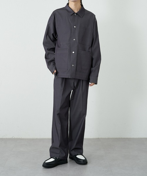 COLONY 2139（コロニートゥーワンスリーナイン）の「テックデニムカバーオール（カバーオール・メンズ・ブラック/ネイビー・MEDIUM/LARGE）」の10枚目の写真