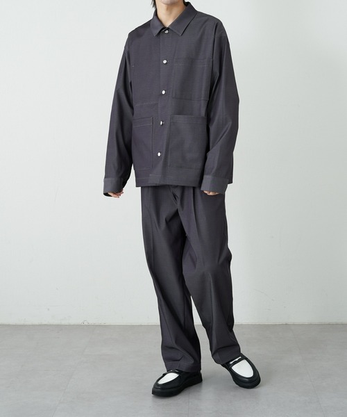 COLONY 2139（コロニートゥーワンスリーナイン）の「テックデニムカバーオール（カバーオール・メンズ・ブラック/ネイビー・MEDIUM/LARGE）」の11枚目の写真