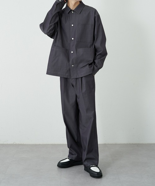 COLONY 2139（コロニートゥーワンスリーナイン）の「テックデニムカバーオール（カバーオール・メンズ・ブラック/ネイビー・MEDIUM/LARGE）」の12枚目の写真