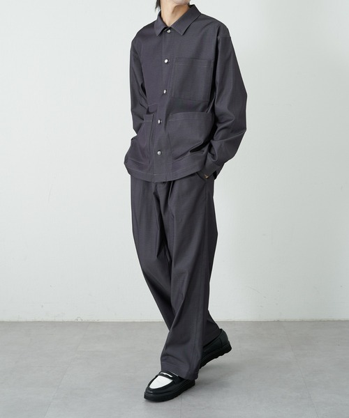 COLONY 2139（コロニートゥーワンスリーナイン）の「テックデニムカバーオール（カバーオール・メンズ・ブラック/ネイビー・MEDIUM/LARGE）」の13枚目の写真