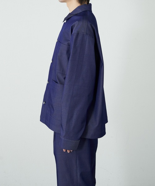 COLONY 2139（コロニートゥーワンスリーナイン）の「テックデニムカバーオール（カバーオール・メンズ・ブラック/ネイビー・MEDIUM/LARGE）」の20枚目の写真