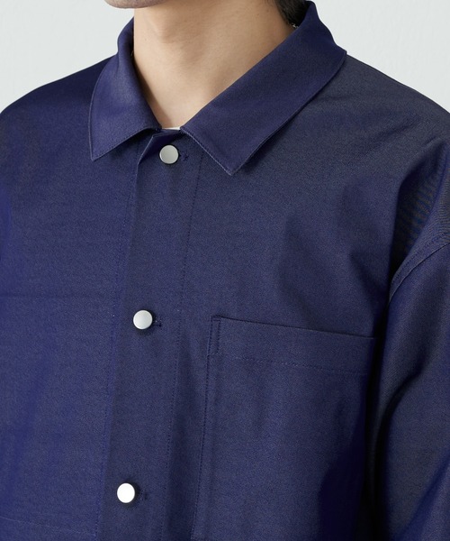 COLONY 2139（コロニートゥーワンスリーナイン）の「テックデニムカバーオール（カバーオール・メンズ・ブラック/ネイビー・MEDIUM/LARGE）」の22枚目の写真