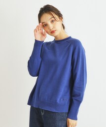 【カラー追加／コットンカシミヤ／日本製／ワンマイルウエア】ニットプルオーバー
