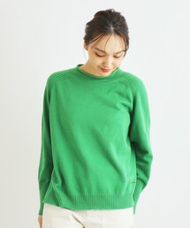 【カラー追加/コットンカシミヤ/日本製/ワンマイルウエア】ニットプルオーバー