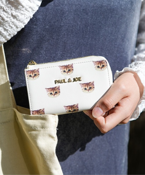 【PAUL & JOE ACCESSOIRES /ポール アンド ジョー アクセソワ 】 ヌネット合皮総柄 キーケース（キーケース/キーアクセサリー）｜PAUL & JOE ACCESSOIRES（ポールアンドジョーアクセソワ） 7,150円