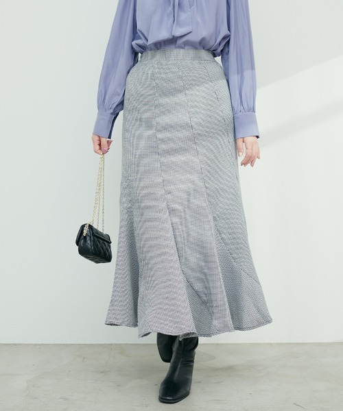 natural couture(ナチュラルクチュール)の「エスカルゴマーメイドスカート(スカート・レディース・その他1/その他2/グレー/ブラック系その他・FREE)」の16枚目の写真