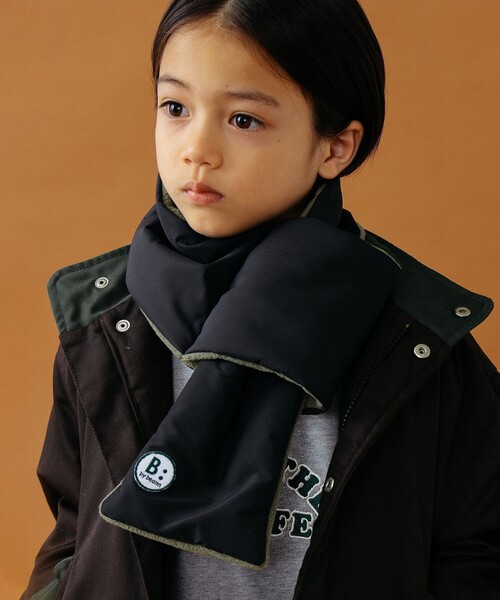 B:MING by BEAMS(ビーミングバイビームス)の「B:MING by BEAMS / 中綿 マフラー(マフラー・キッズ・パープル/ブラック・FREE)」の4枚目の写真