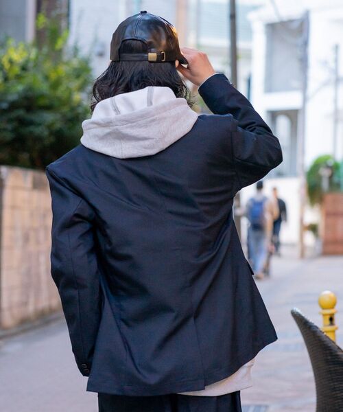 【BLUE STANDARD/ブルースタンダード】 ストレッチツイルテーラードジャケット イージーケア マシンウォッシャブル 防シワ 大人カジュアル 美シルエット ジャストサイズ 紺ジャケ（セットアップ）｜Blue Standard （ブルースタンダード）