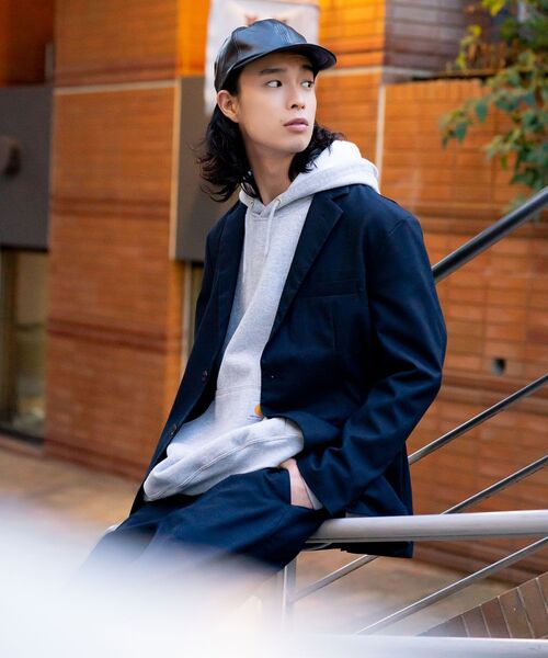 【BLUE STANDARD/ブルースタンダード】 ストレッチツイルテーラードジャケット イージーケア マシンウォッシャブル 防シワ 大人カジュアル 美シルエット ジャストサイズ 紺ジャケ（セットアップ）｜Blue Standard （ブルースタンダード）