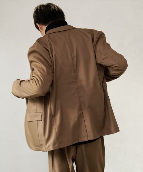 【BLUE STANDARD/ブルースタンダード】 ストレッチツイルテーラードジャケット イージーケア マシンウォッシャブル 防シワ 大人カジュアル 美シルエット ジャストサイズ 紺ジャケ（セットアップ）｜Blue Standard （ブルースタンダード）