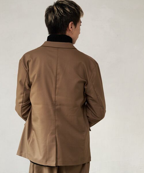 【BLUE STANDARD/ブルースタンダード】 ストレッチツイルテーラードジャケット イージーケア マシンウォッシャブル 防シワ 大人カジュアル 美シルエット ジャストサイズ 紺ジャケ（セットアップ）｜Blue Standard （ブルースタンダード）