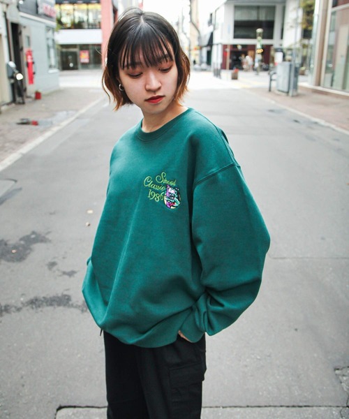 AIRWALK(エアウォーク)の「【AIRWALK】 ワンポイント グラフィック 刺繍 クルーネック スウェット トレーナー(スウェット・メンズ・グレー/ダークグリーン/ブラック・LARGE/X-LARGE/MEDIUM)」の18枚目の写真