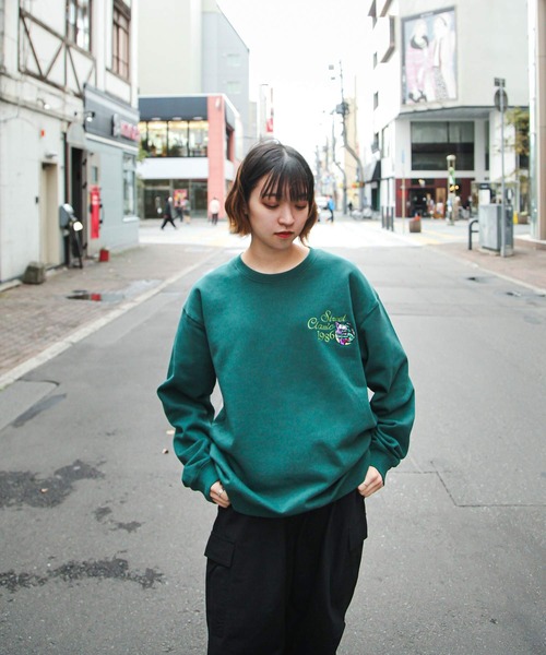 AIRWALK(エアウォーク)の「【AIRWALK】 ワンポイント グラフィック 刺繍 クルーネック スウェット トレーナー(スウェット・メンズ・グレー/ダークグリーン/ブラック・LARGE/X-LARGE/MEDIUM)」の19枚目の写真