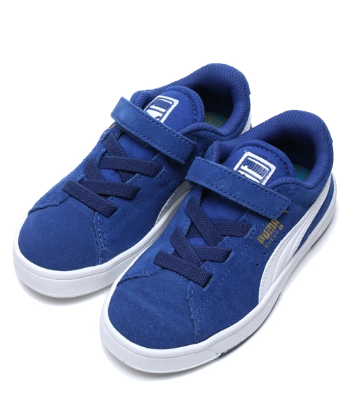 PUMA（プーマ）の「スウェードS V キッズ (KIDS)（スニーカー・キッズ・ブルー/レッド/ブラック・13cm/14cm/18.0cm/16.0cm/15.0cm/19.0cm/21.0cm/20.0cm/17.0cm/12cm）」の3枚目の写真