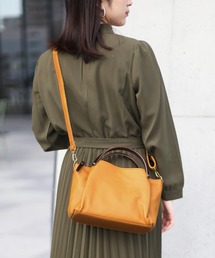 [HALEINE] 斜めがけ2WAYレザーショルダーバッグ