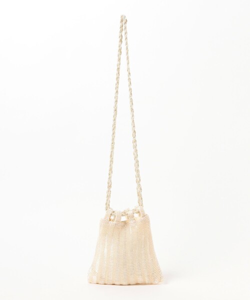 Ray BEAMS（レイビームス）の「BAGMATI / Beads Bag（ショルダーバッグ・レディース・オフホワイト/オレンジ・ONE SIZE）」の3枚目の写真