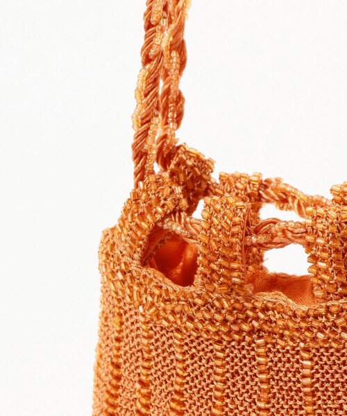 Ray BEAMS（レイビームス）の「BAGMATI / Beads Bag（ショルダーバッグ・レディース・オフホワイト/オレンジ・ONE SIZE）」の9枚目の写真