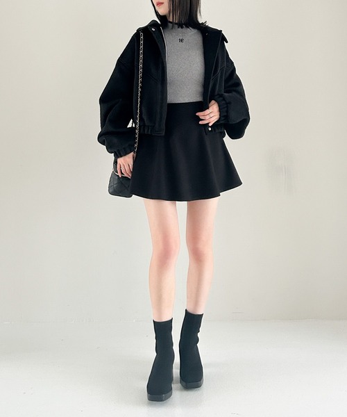 【美品】Heather シャギーショートブルゾン ホワイト セール】シャギーショートブルゾン 994225（ブルゾン）｜Heather