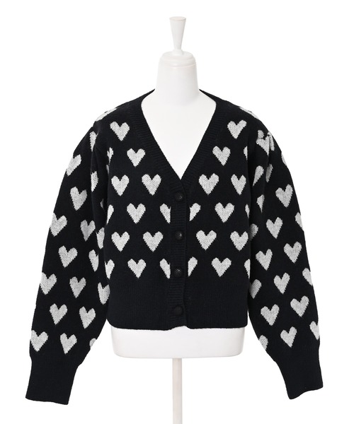 Narcissus（ナルシス）の「【Narcissus】ハートカーディガン（カーディガン/ボレロ・レディース・ホワイト/ブラック・FREE）」の10枚目の写真