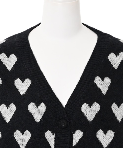 Narcissus（ナルシス）の「【Narcissus】ハートカーディガン（カーディガン/ボレロ・レディース・ホワイト/ブラック・FREE）」の13枚目の写真