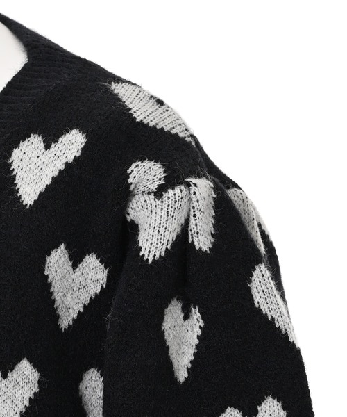 Narcissus（ナルシス）の「【Narcissus】ハートカーディガン（カーディガン/ボレロ・レディース・ホワイト/ブラック・FREE）」の15枚目の写真