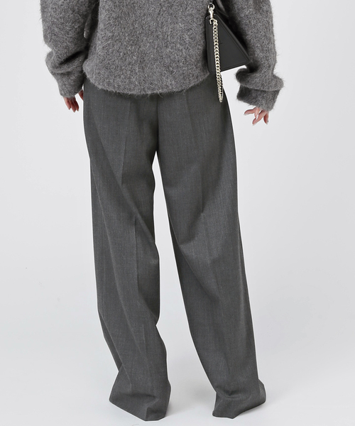 AP STUDIO(エーピーストゥディオ)の「New High-waisted wide Pants(スラックス・レディース・チャコールグレー・38/40/36/34)」の20枚目の写真