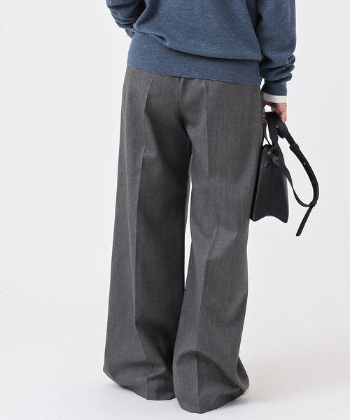 AP STUDIO(エーピーストゥディオ)の「New High-waisted wide Pants(スラックス・レディース・チャコールグレー・38/40/36/34)」の14枚目の写真