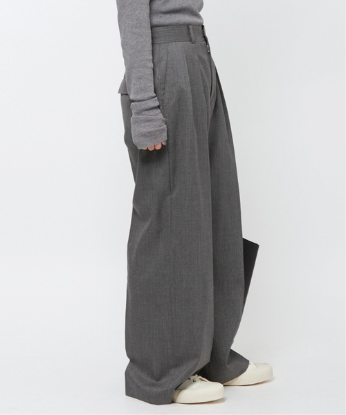 AP STUDIO(エーピーストゥディオ)の「New High-waisted wide Pants(スラックス・レディース・チャコールグレー・38/40/36/34)」の7枚目の写真