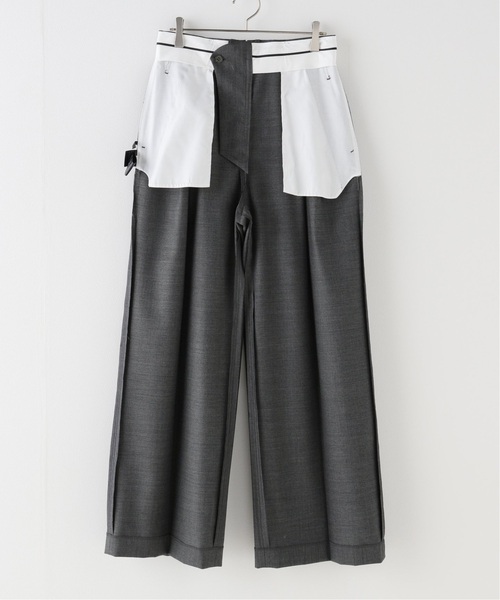 AP STUDIO(エーピーストゥディオ)の「New High-waisted wide Pants(スラックス・レディース・チャコールグレー・38/40/36/34)」の5枚目の写真