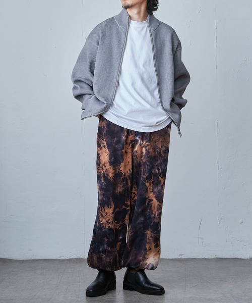 Lui's(ルイス)の「リブ編みドライバーズニット(ニット/セーター・メンズ・グレー/ブラック/サックスブルー・S/M)」の12枚目の写真