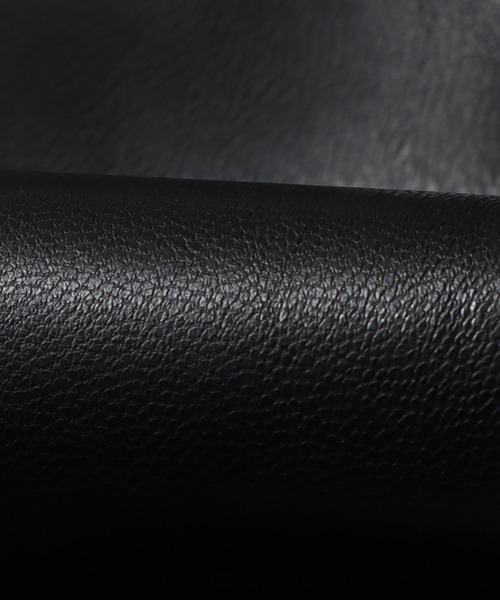 ROOPTOKYO（ループトウキョウ）の「▲FAKE LEATHER RIBBON SLIT MINI SKIRT / フェイクレザーリボンスリットミニスカート（スカート・レディース・ブラック/ブラウン・L/M/S）」の5枚目の写真