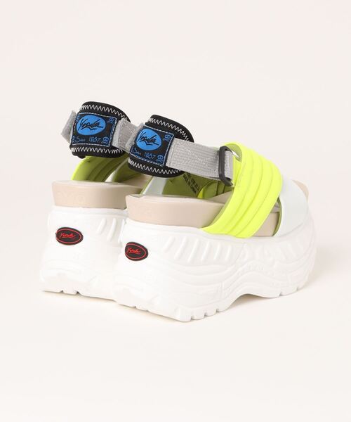 YOSUKE（ヨースケ）の「「YOSUKE/ヨースケ」厚底ベルティッドサンダル（サンダル・レディース・ブラック/アイボリー/イエロー系その他/ホワイト・22.5/23/23.5/24/24.5/25）」の5枚目の写真