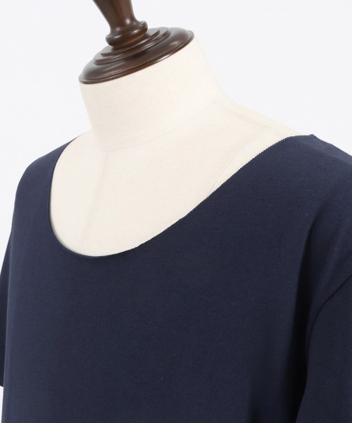 CAMBIO(カンビオ)の「mt8768-Uネックカットオフカットソー(Tシャツ/カットソー・メンズ・グリーン/ホワイト/ネイビー/レッド・S/M/L)」の14枚目の写真