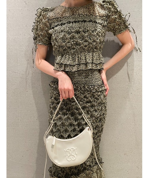 SNIDELランダムシャーリング　セットアップ ANDRESD ドレス ランダムシャーリングセットアップドレス