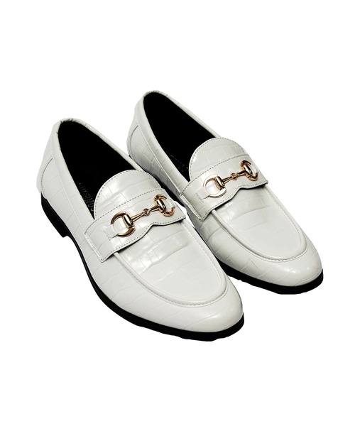 SOMEDIFF(サムディフ)の「【SOMEDIFF】クロコローファー メンズ PUレザー フェイクレザー シューズ(ローファー・メンズ・グレー/ブラック/ホワイト/ブラック系・S/M/L)」の19枚目の写真