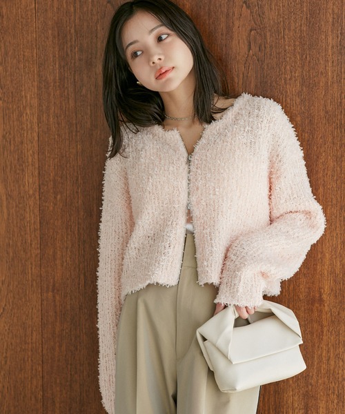 VIS（ビス）の「【2WAY】リボンハンドルミニショルダーバッグ（ショルダーバッグ・レディース・ブラック/オフホワイト/ピンク・FREE）」の8枚目の写真