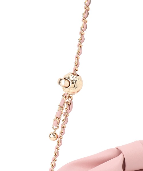 VIS（ビス）の「【2WAY】リボンハンドルミニショルダーバッグ（ショルダーバッグ・レディース・ブラック/オフホワイト/ピンク・FREE）」の14枚目の写真