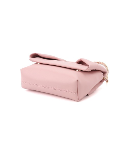 VIS（ビス）の「【2WAY】リボンハンドルミニショルダーバッグ（ショルダーバッグ・レディース・ブラック/オフホワイト/ピンク・FREE）」の18枚目の写真